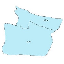 شیپ فایل بخشهای شهرستان نوشهر