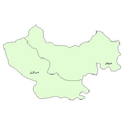 شیپ فایل بخشهای شهرستان کامیاران