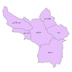 شیپ فایل بخشهای شهرستان خرم آباد