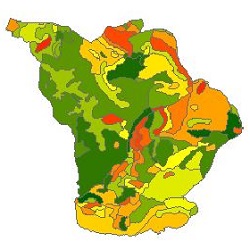 نقشه ی زمین شناسی شهرستان شاهین دژ
