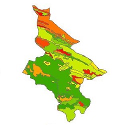 نقشه ی زمین شناسی شهرستان قوچان