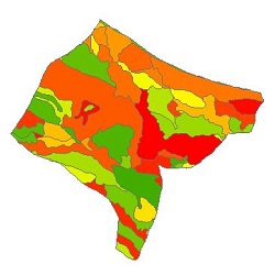 نقشه ی زمین شناسی شهرستان تنکابن